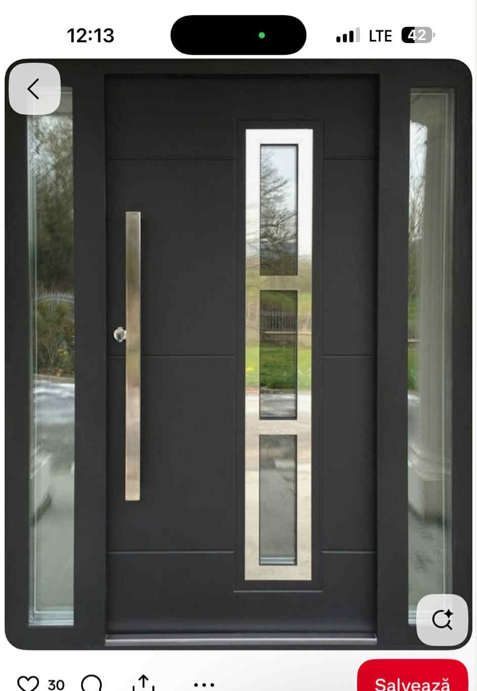 Fereastră termopan wenge exterior